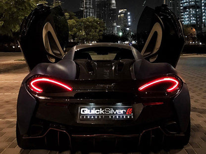 QuickSilver Catalyst Replacement Pipes - McLaren 540C Ceramic Coated (2016 on)