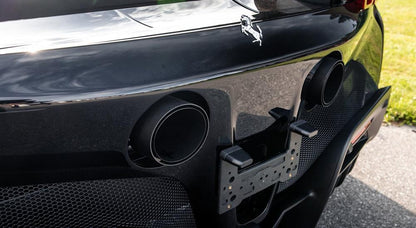 Ferrari SF90 Stradale/Spider | Carbon Covered Stainless Steel Tailpipes - Black