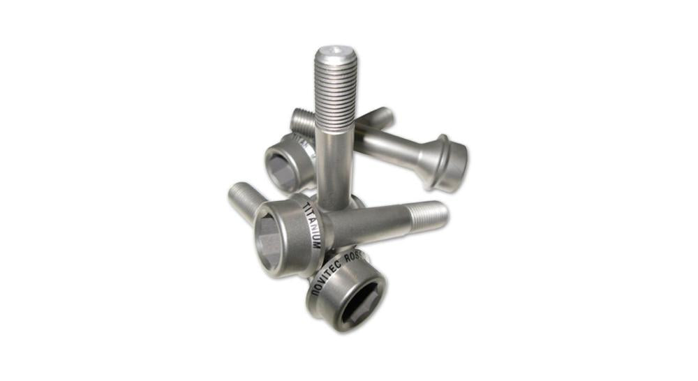 Ferrari 488 GTB/Spider/Pista | Titanium Wheel Bolts Set (10 Pieces) - For 10/15mm Spacers