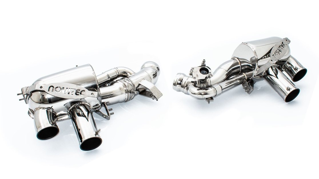 Novitec Power Optimized Exhaust System With Flap-Regulation For Novitec Tips for Ferrari 12Cilindri