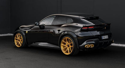 Ferrari Purosangue | Novitec Stainless Steel Tailpipes Gold
