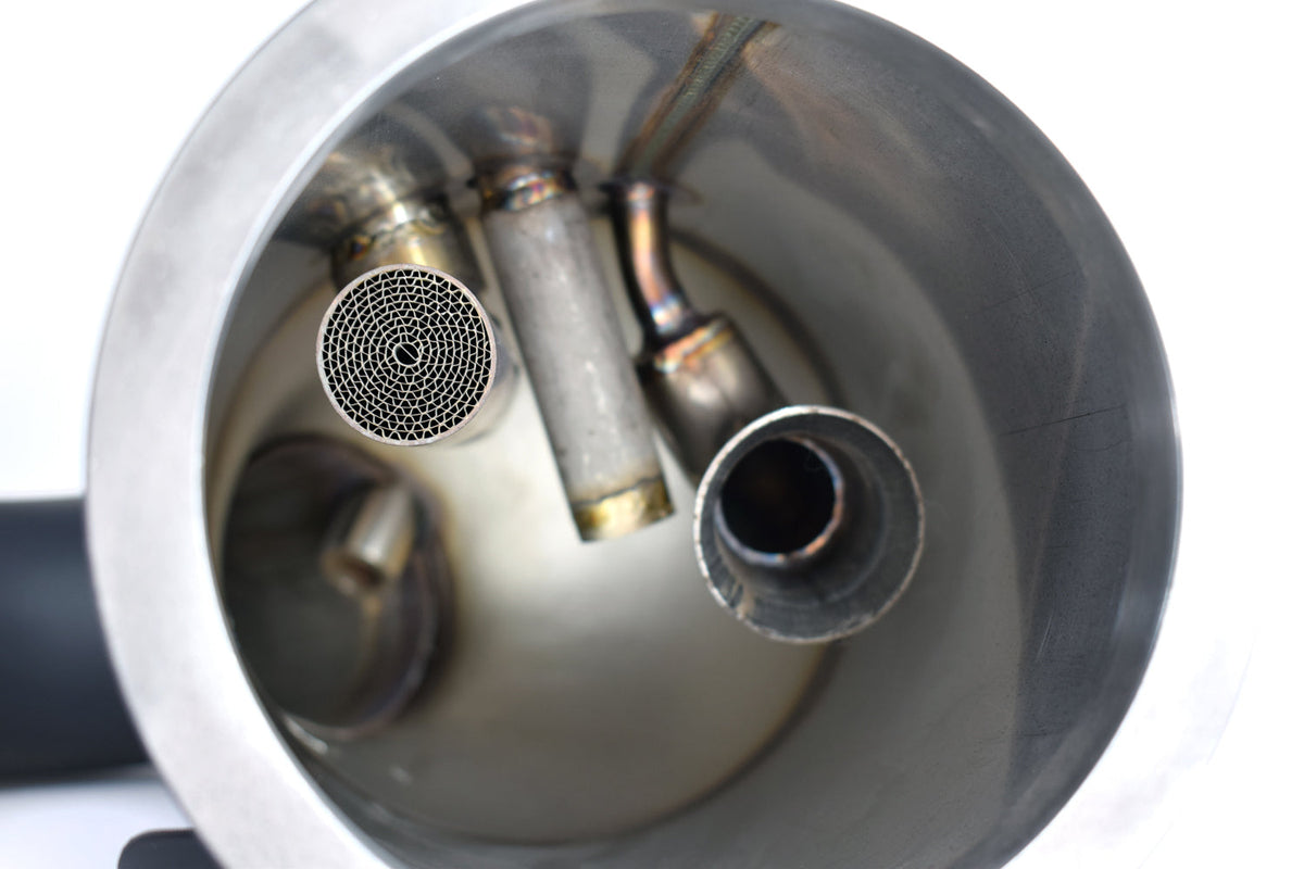 Quicksilver Porsche 911 Turbo (992) - Ceramic Coated Catalyst Replacement Pipes (2019-on)