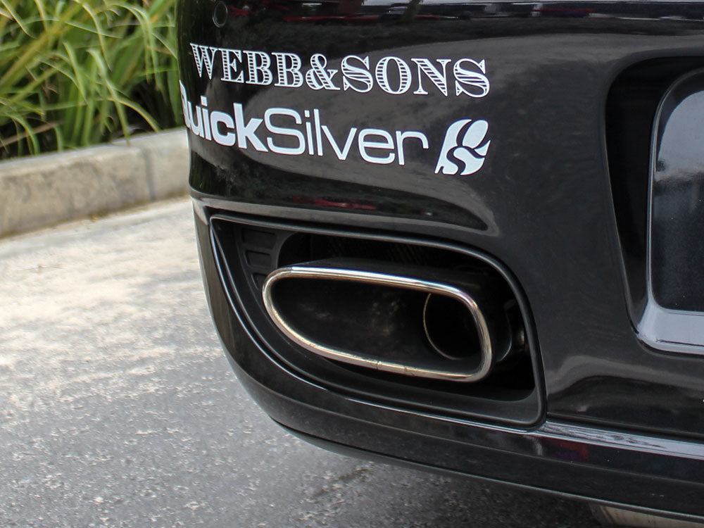 Quicksilver Porsche 911 Turbo (997 Gen. 1) Sport Exhaust with Race Catalysts (2006-09)