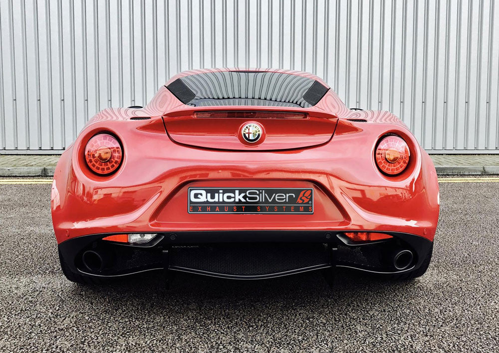 Quicksilver Alfa Romeo 4c Coupe and Spider Sport Exhaust System (2014-19)