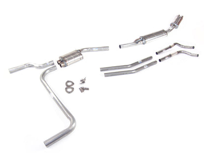 QuickSilver Stainless Steel Exhaust Twin System - Maserati Sebring Ser. 1, 2 (1965-1969)