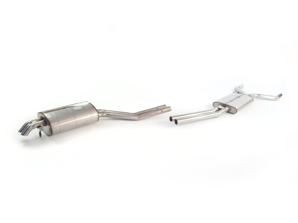 QuickSilver Stainless Steel Exhaust - Mercedes 500 SL, SLC (W107) (1971-1989)