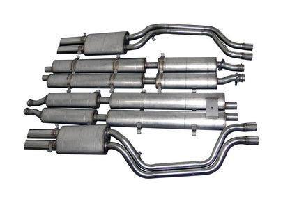 QuickSilver Stainless Steel Exhaust - Ferrari 412 (1985-1989)