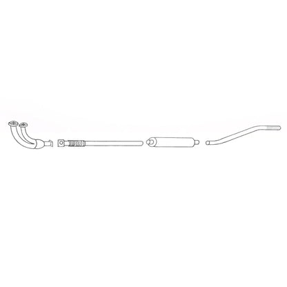 QuickSilver Stainless Steel Exhaust - Aston Martin DB2 4 (1953-1957)