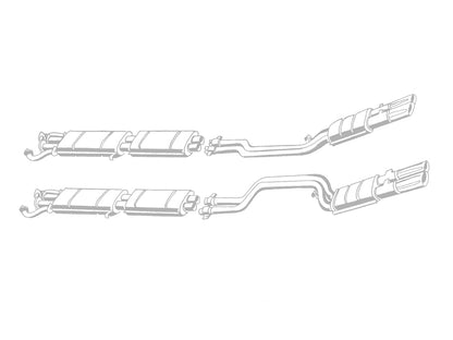 QuickSilver Stainless Steel Exhaust System - Ferrari 365 GTC 4 (1971-1972)