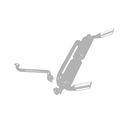 Quicksilver Lamborghini Urraco P200, P250 & P300 - Stainless Steel Exhaust (1972-79)