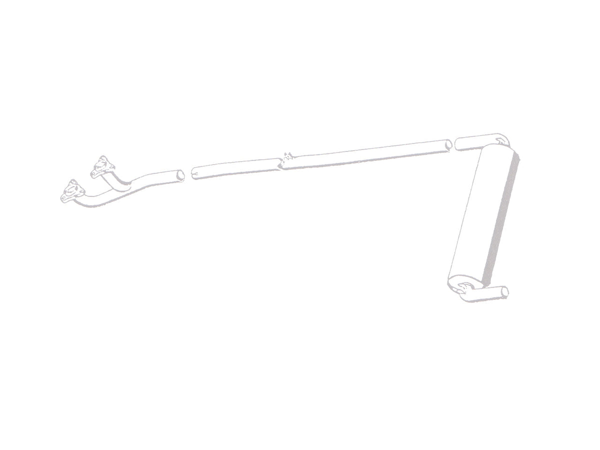 Quicksilver Mercedes 300 SL Coupe OR Roadster (W198) Stainless Steel Exhaust (1954-63)