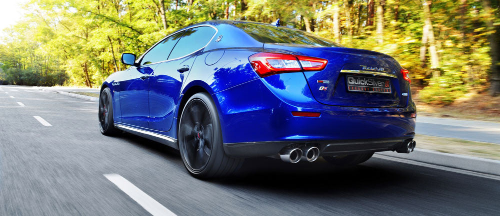 Quicksilver Maserati Ghibli inc. S, Q4 Petrol - Sport Exhaust with Sound Architect™ (2014 on)