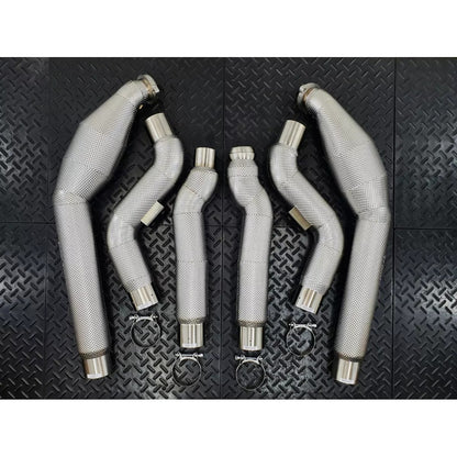 Redstar Mercedes E63 W212/CLS63 C218 Downpipes