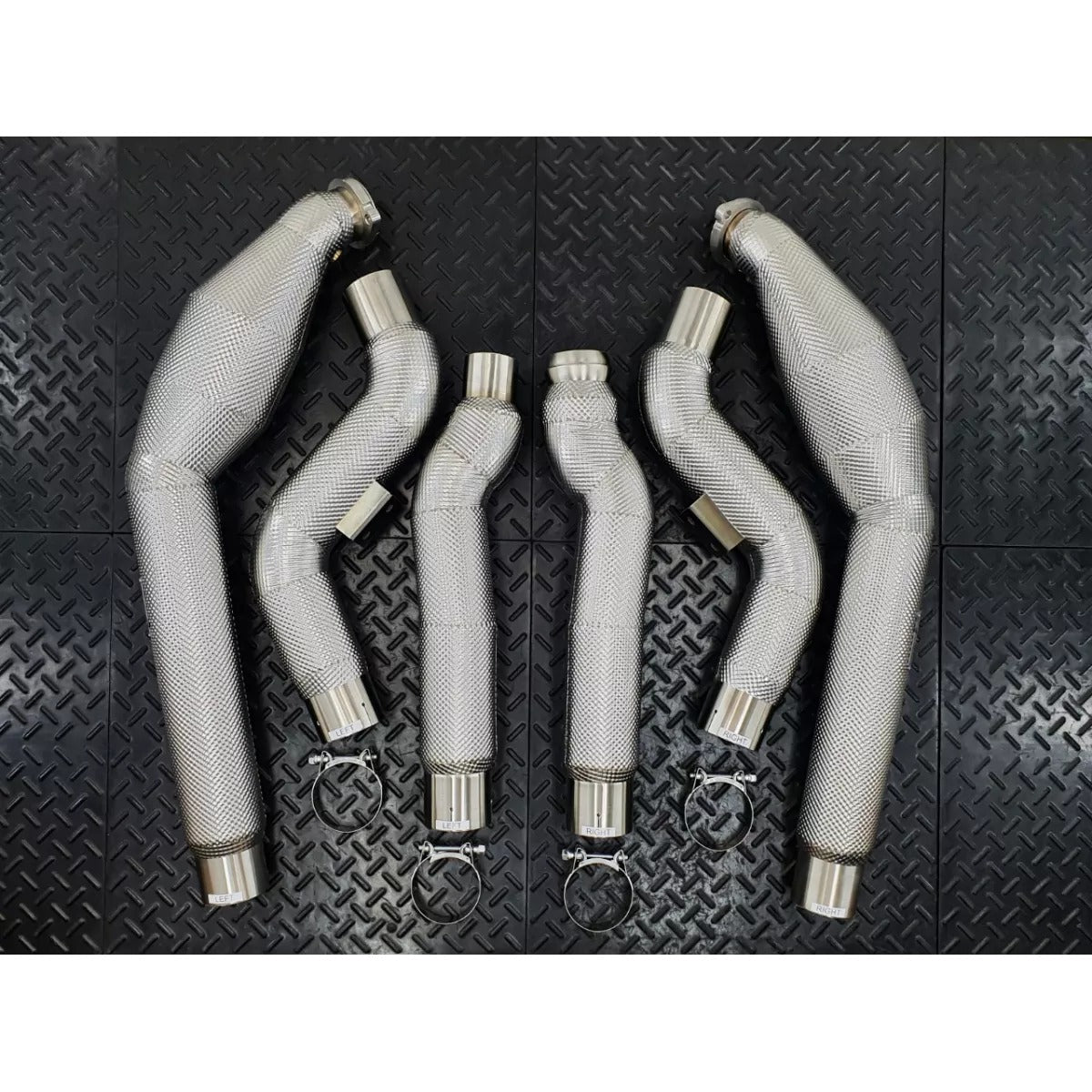 Redstar Mercedes E63 W212/CLS63 C218 Downpipes