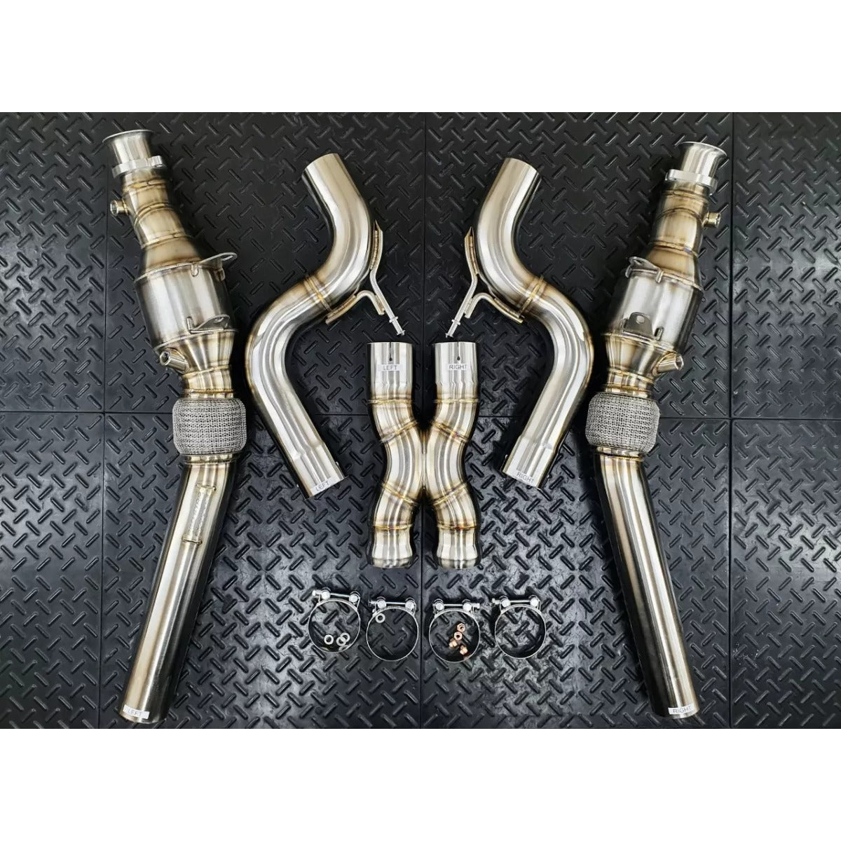 Redstar Mercedes W222 S500/S550 Downpipes
