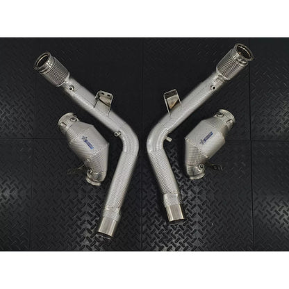 Redstar Range Rover P530/SV 4.4L Complete Downpipes System
