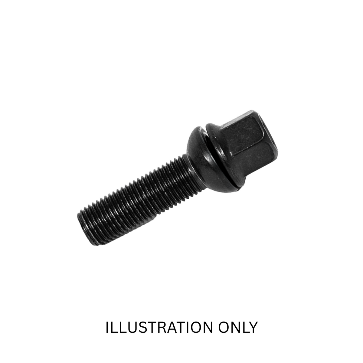 H&R Extended Wheel Bolt M14x1.5 Round Head