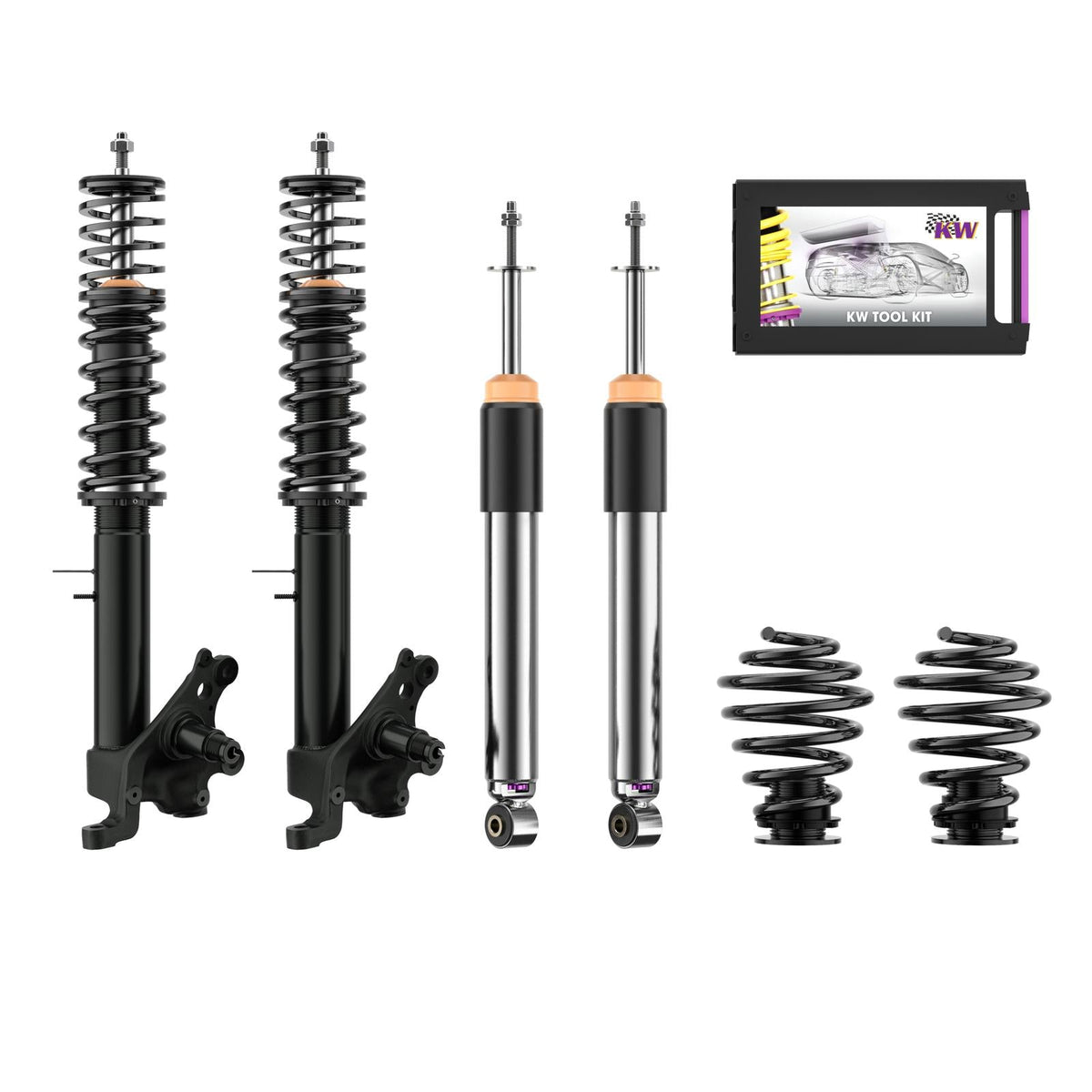 KW Coilover suspension V3 classic line (Modification of the fa strut housing) for BMW Series 5 Touring E34