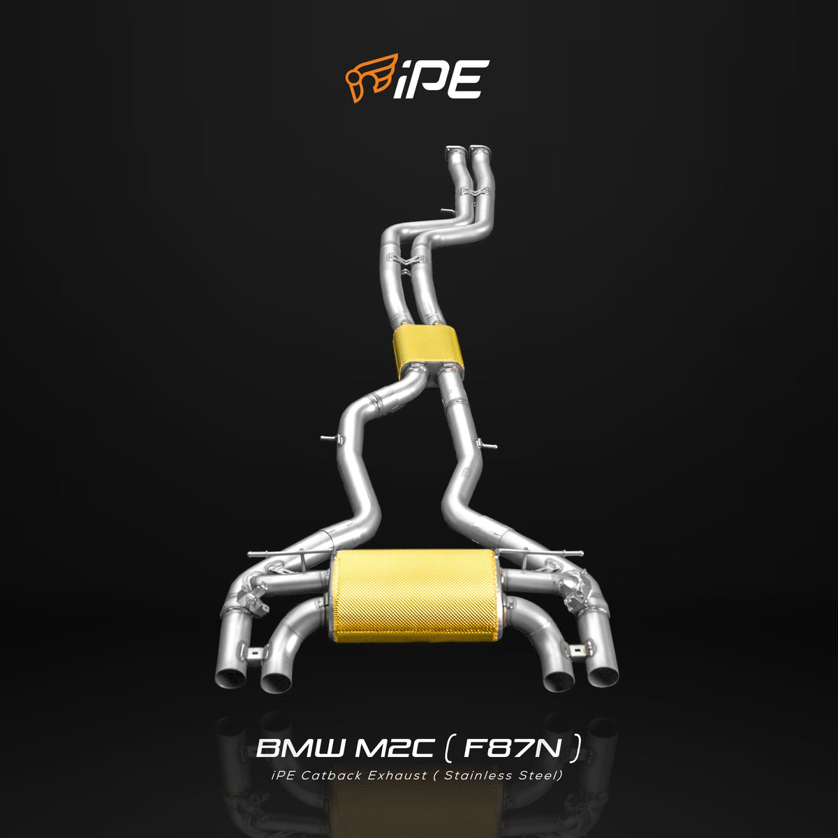 iPE Cat Back System - BMW M2 Competition F87N S55