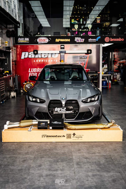 iPE GT4 3D Front Pipe and AFC Mid Pipe I - BMW M3 G80 and M4 G82 S58 and M2 G87 S58