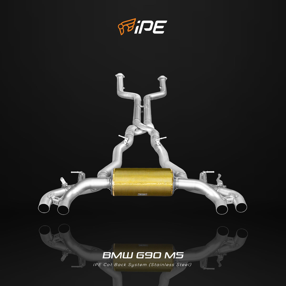 iPE Cat Back System without Valve - BMW M5 G90 and M5 Touring G99 S68 (Non- OPF)