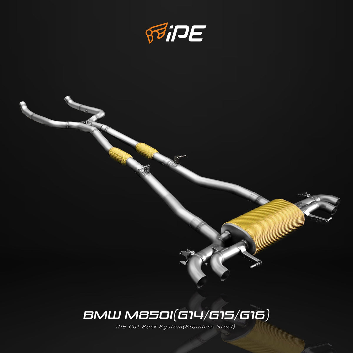 iPE Cat Back System - BMW M850i G14 G15 G16 N63 (Non-OPF)