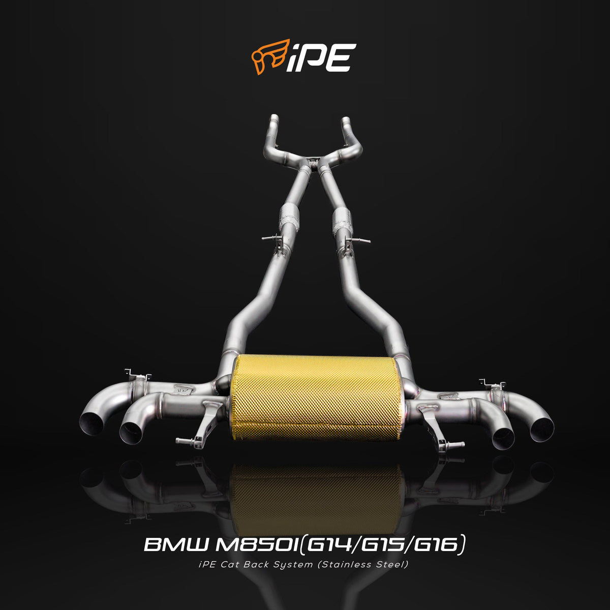 iPE Cat Back System - BMW M850i G14 G15 G16 N63 (Non-OPF)