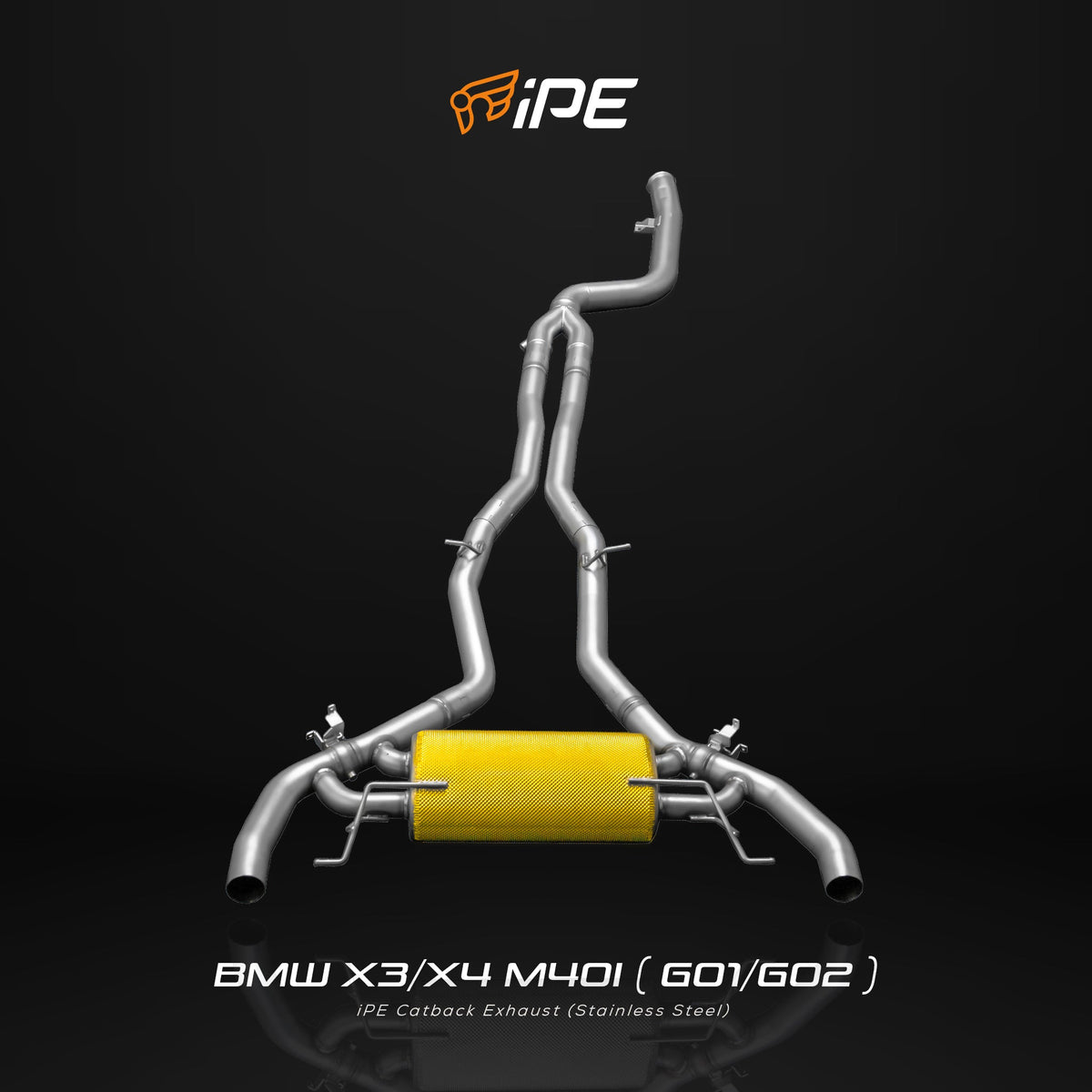 iPE Cat Back System - BMW X4 M40i G02 B58 (OPF)