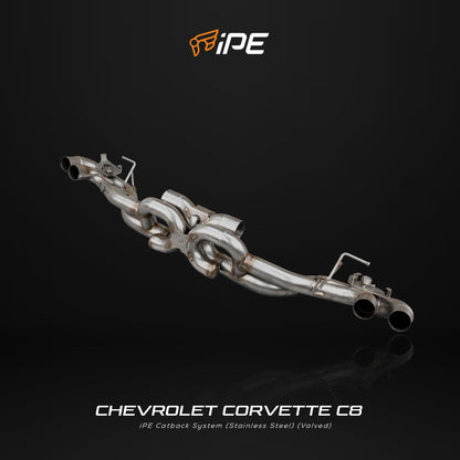 iPE Cat Back System with Valve - Chevrolet Corvette C8 Stingray