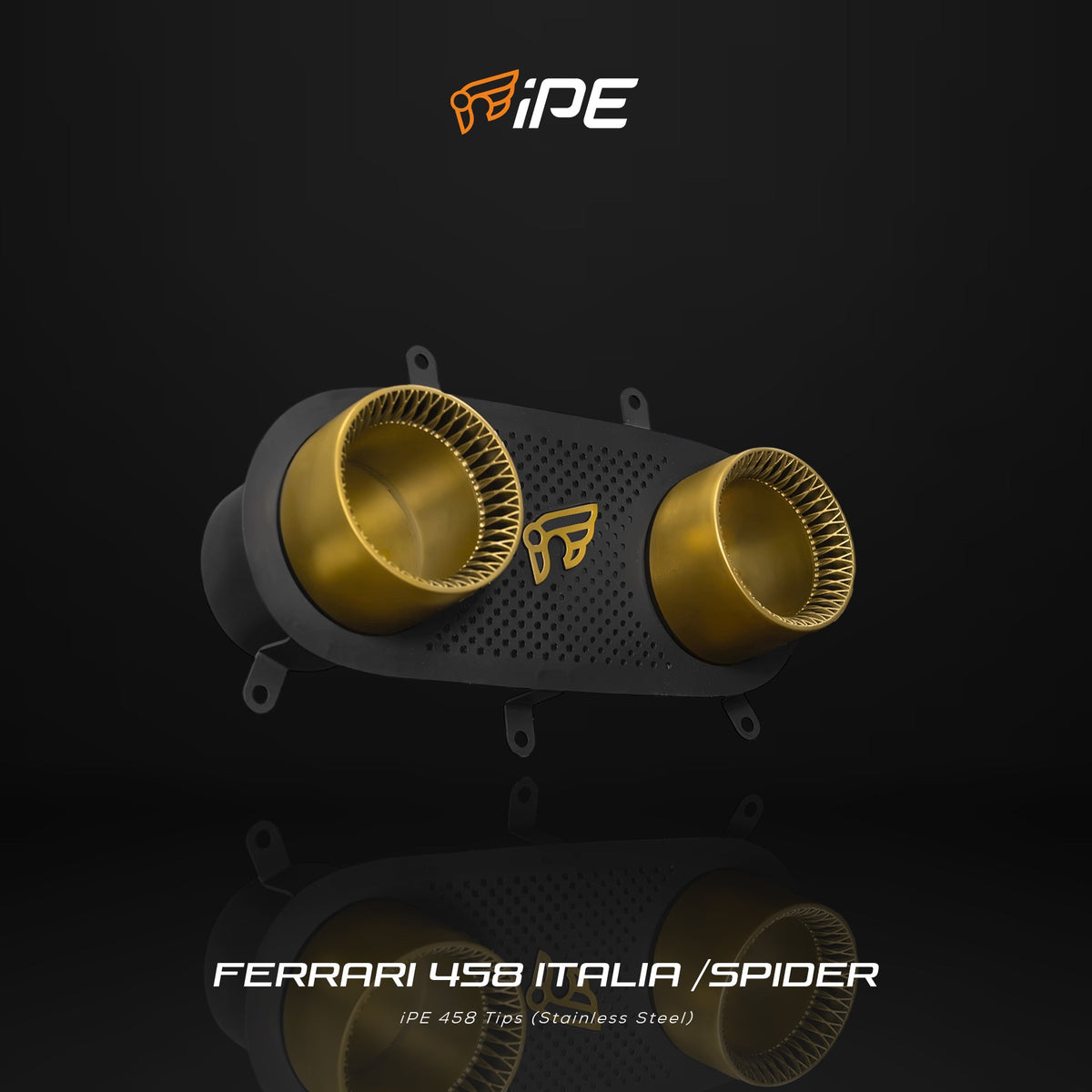 iPE Titanium Cat Back System - Ferrari 458 Italia and 458 Spider
