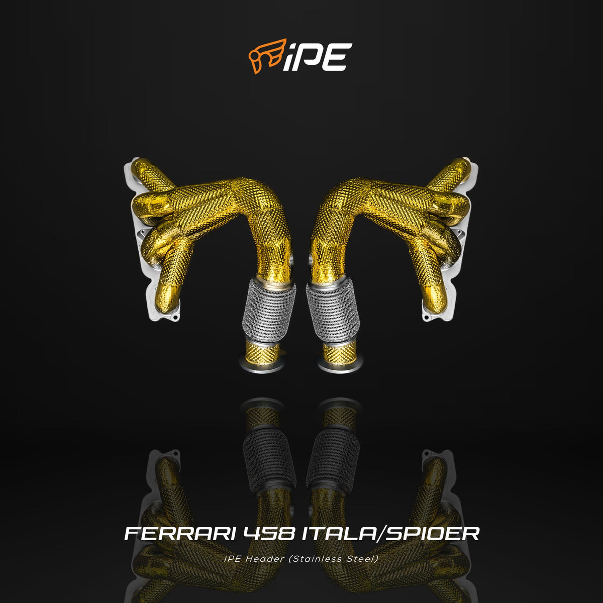 iPE Headers - Ferrari 458 Italia and 458 Spider and 458 Speciale