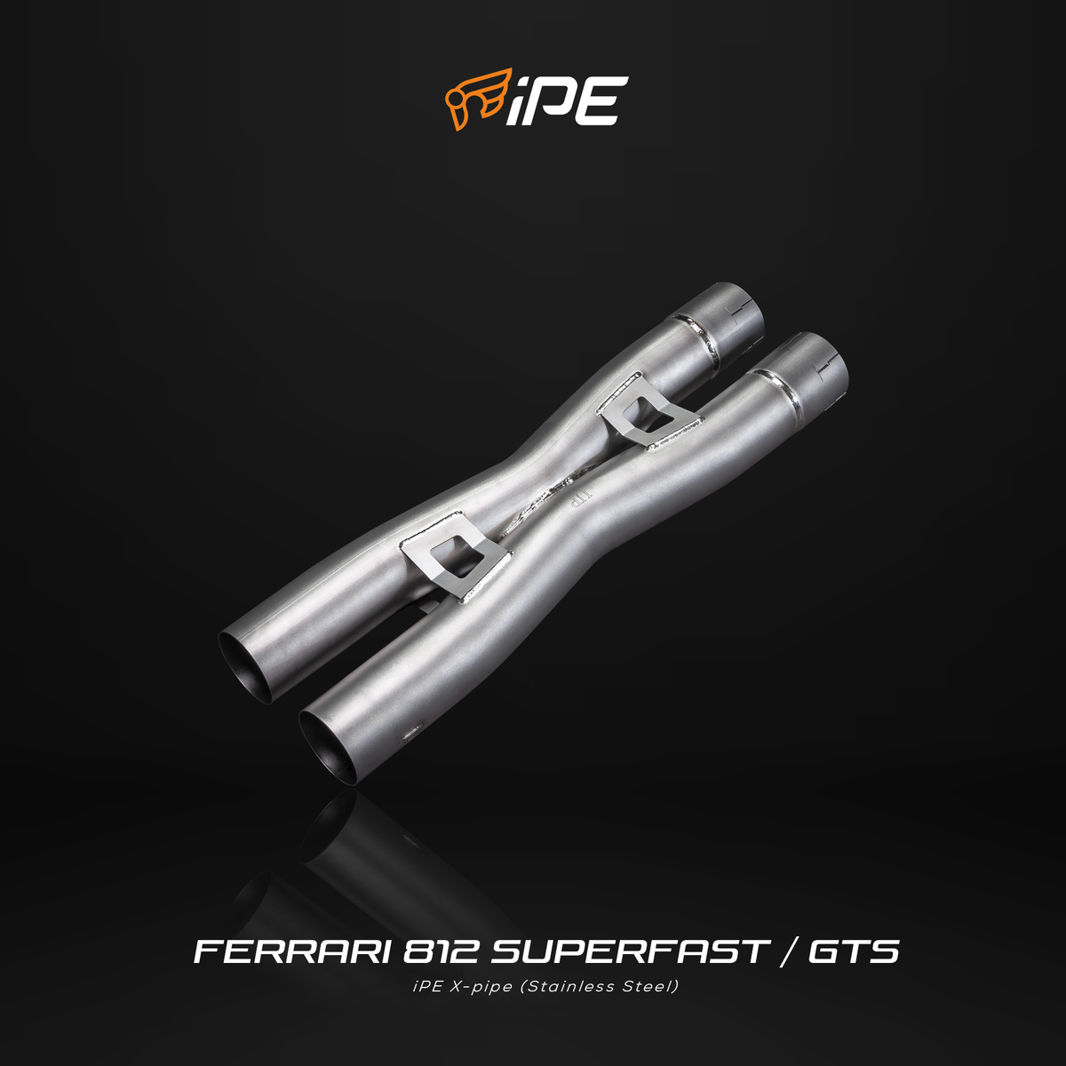 iPE Titanium Mid Pipe - Ferrari F12berlinetta, 812 Superfast, 812 GTS and 812 Competizione
