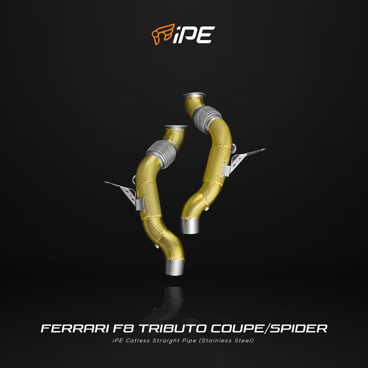 iPE Downpipe - Ferrari F8 Tributo and F8 Spider