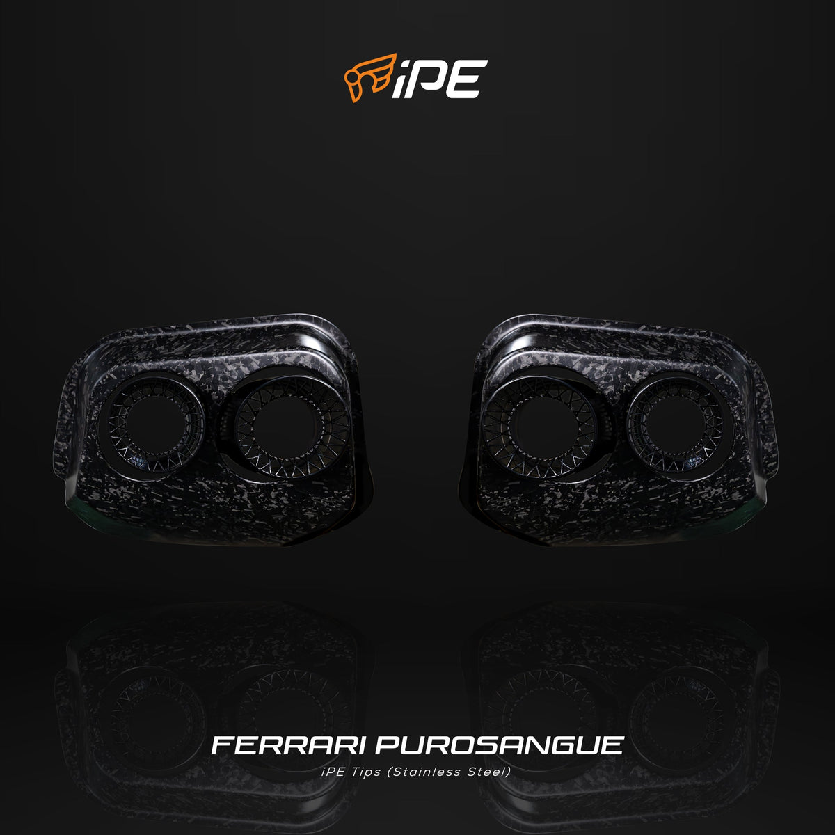 iPE Titanium Cat Back System - Ferrari Purosangue (H Pipe)