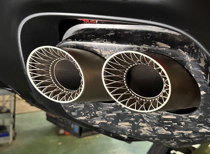 iPE Titanium Cat Back System - Ferrari Purosangue (H Pipe)