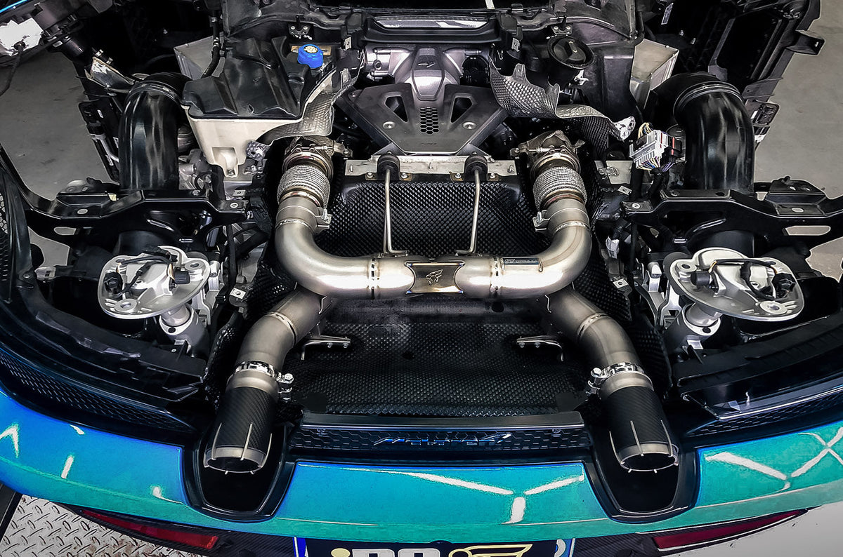 iPE Titanium Cat Back System - McLaren 720S