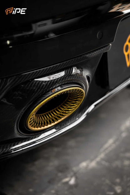 iPE Titanium Cat Back System - Porsche 911 Carrera 992.1 (Standard Muffler)