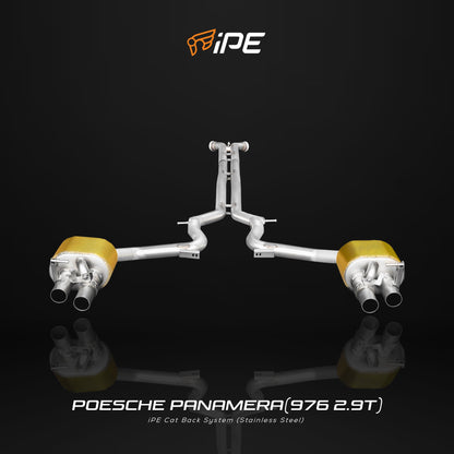 iPE Rear Valvetronic System - Porsche Panamera S and 4S 976 2.9T
