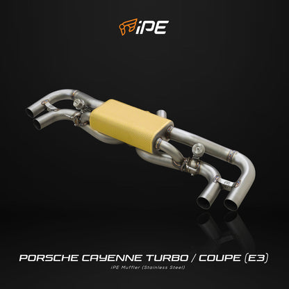 iPE Cat Back System - Porsche Cayenne Turbo E3 4.0T