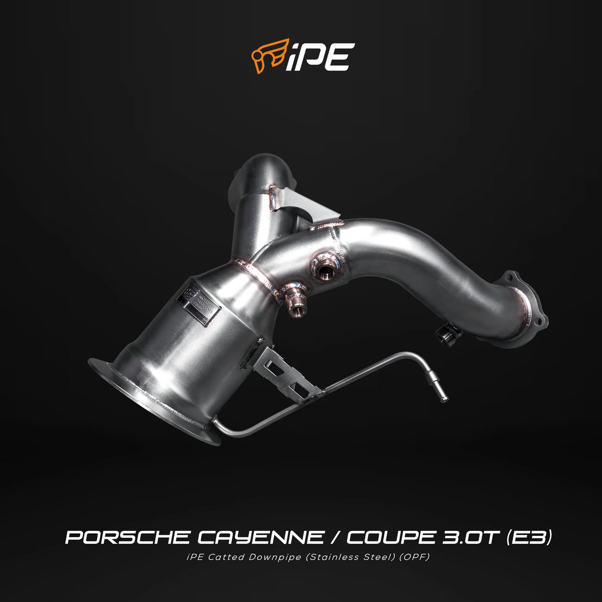 iPE Catted Downpipe - Porsche Cayenne E3 3.0T (OPF)