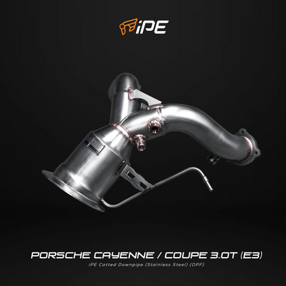 iPE Catted Downpipe - Porsche Cayenne E3 3.0T and Cayenne E3.2 3.0T (Non-OPF)