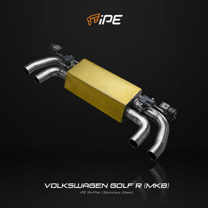 iPE Cat Back System - Volkswagen Golf R Mk8