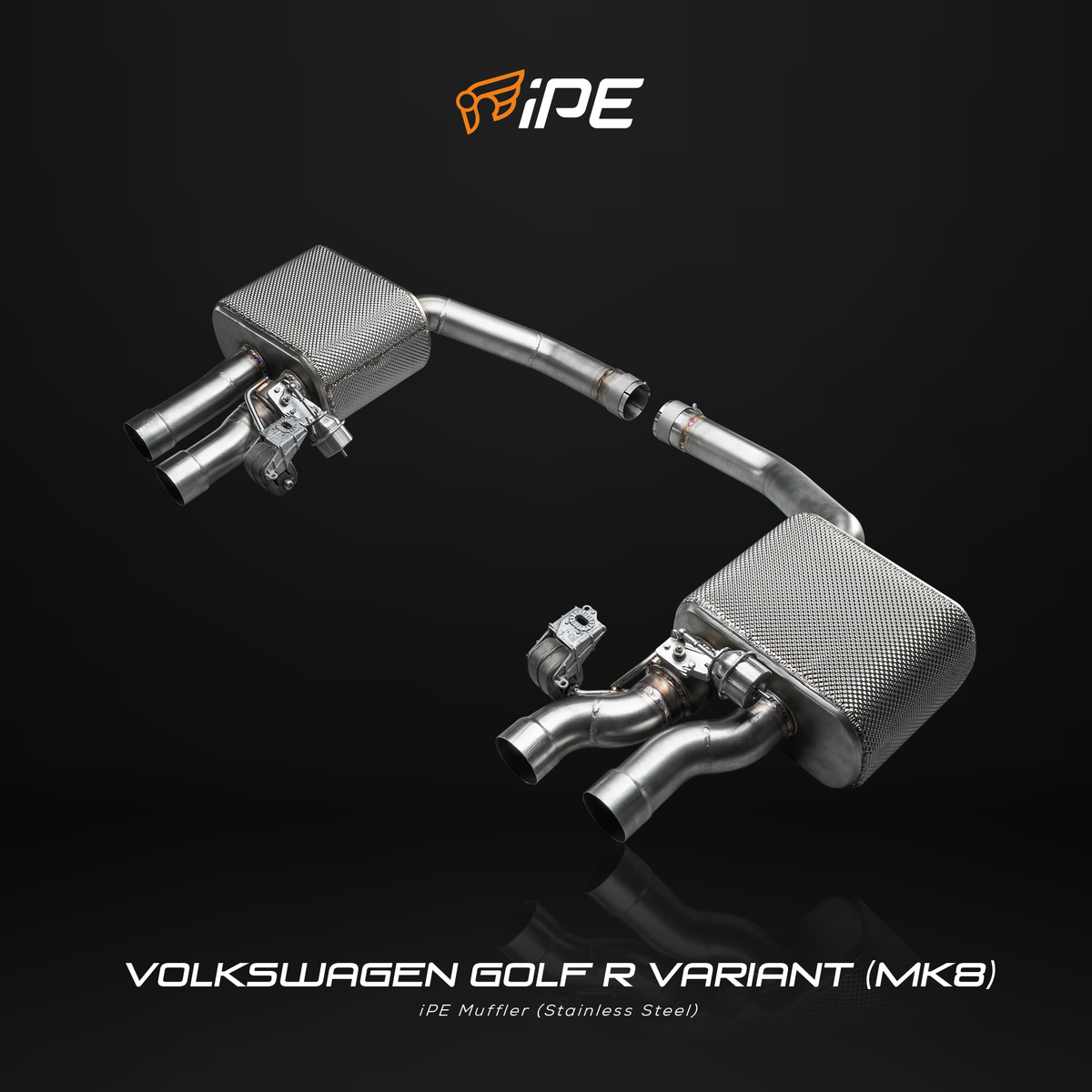 iPE Cat Back System - Volkswagen Golf R Mk8 Wagon