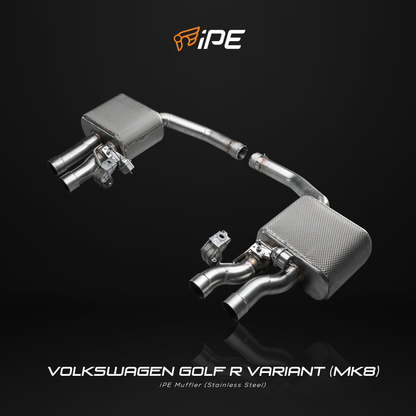 iPE Cat Back System - Volkswagen Golf R Mk8 Wagon