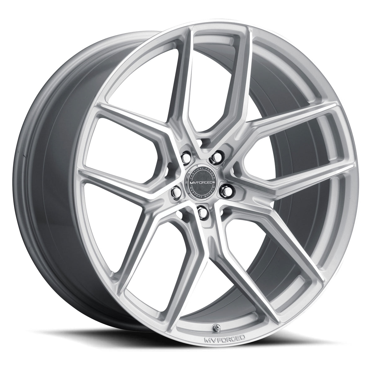 MV Forged MVF5 Vertical Forged Wheel in Diamond Silver