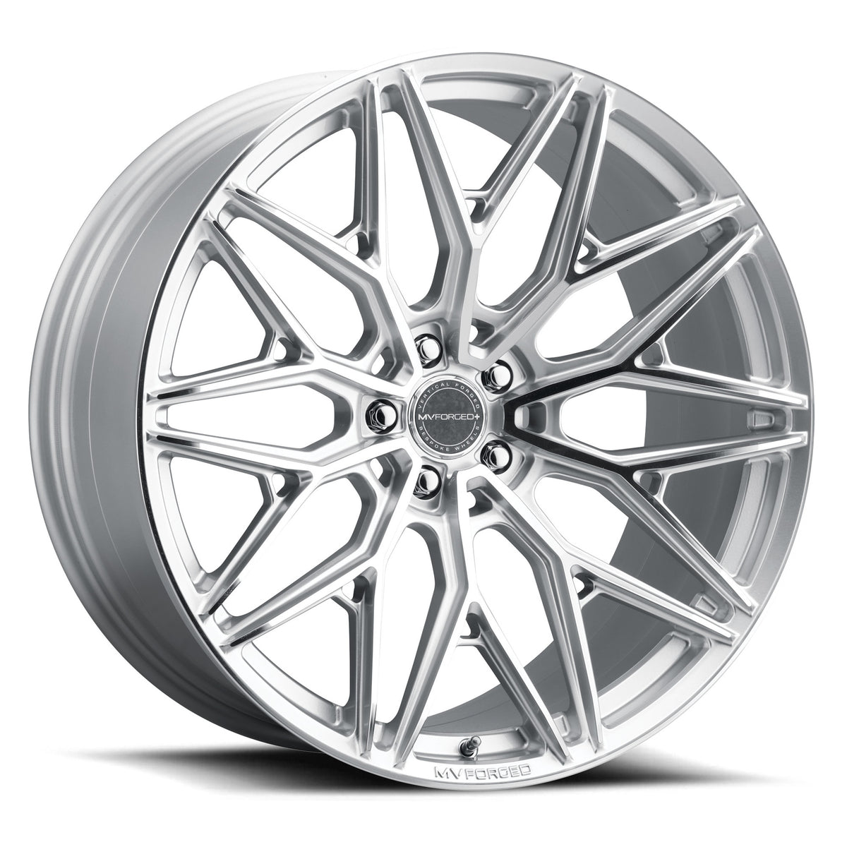 MV Forged MVF2 Vertical Forged Wheel in Diamond Silver
