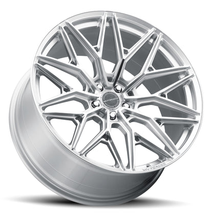 MV Forged MVF2 Vertical Forged Wheel in Diamond Silver