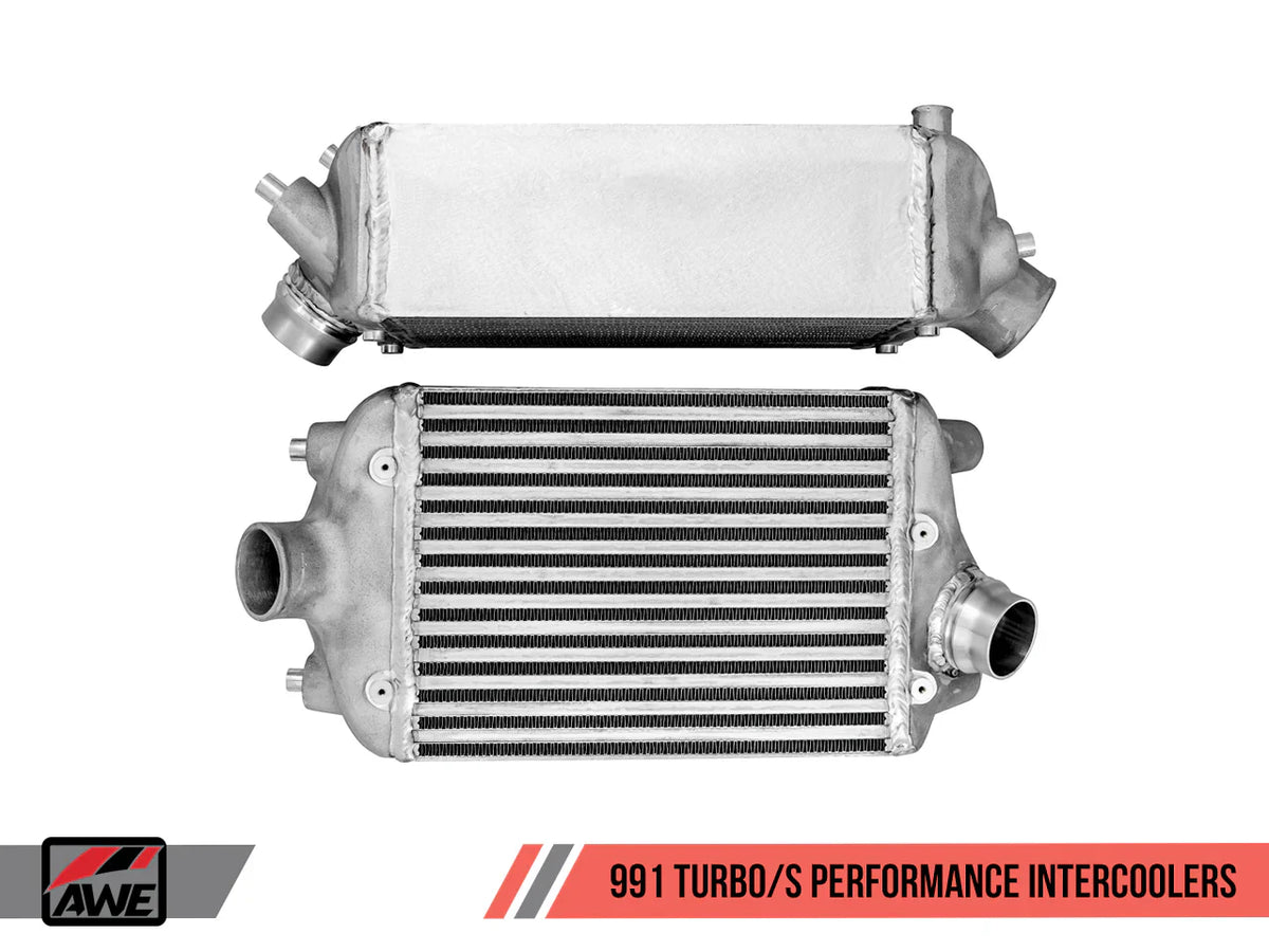 AWE Porsche 991 (991.2) Turbo/Turbo S Performance Intercooler Kit